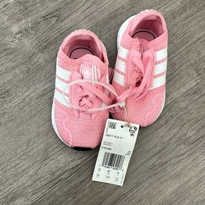 Pink adidas sneakers